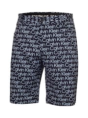 Calvin Klein Golf Blue Printed Genius Shorts - Image 5 of 10