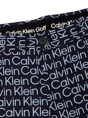 Calvin Klein Golf Blue Printed Genius Shorts - Image 7 of 10