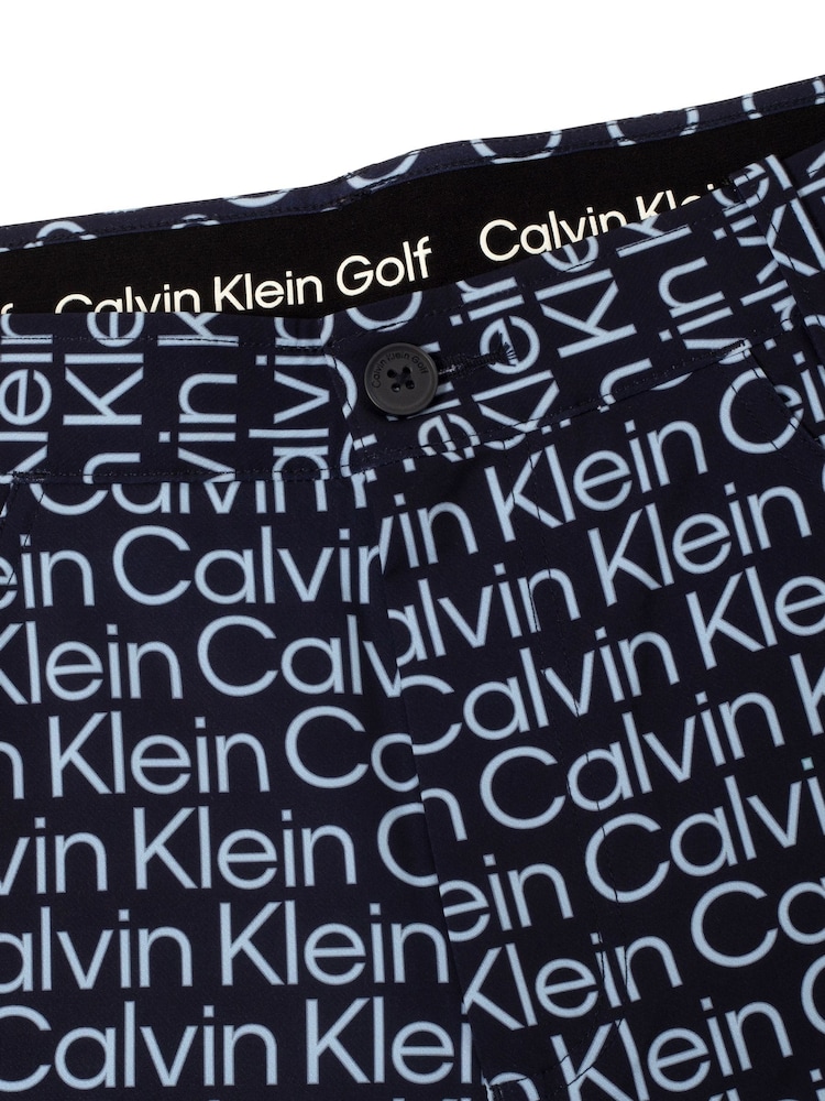 Calvin Klein Golf short Genius bleu imprimé - Image 7 of 10