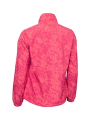 Calvin Klein Golf Canvas Pink Print windbreaker Jacket - Image 6 of 9