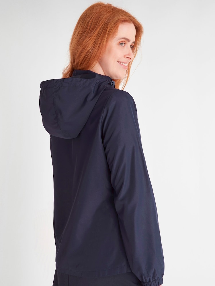 Calvin Klein Golf Blue Melody hooded Windbreaker Jacket - Image 2 of 8