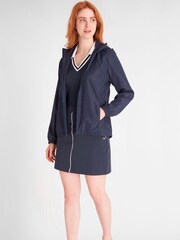 Calvin Klein Golf Blue Melody hooded Windbreaker Jacket - Image 3 of 8