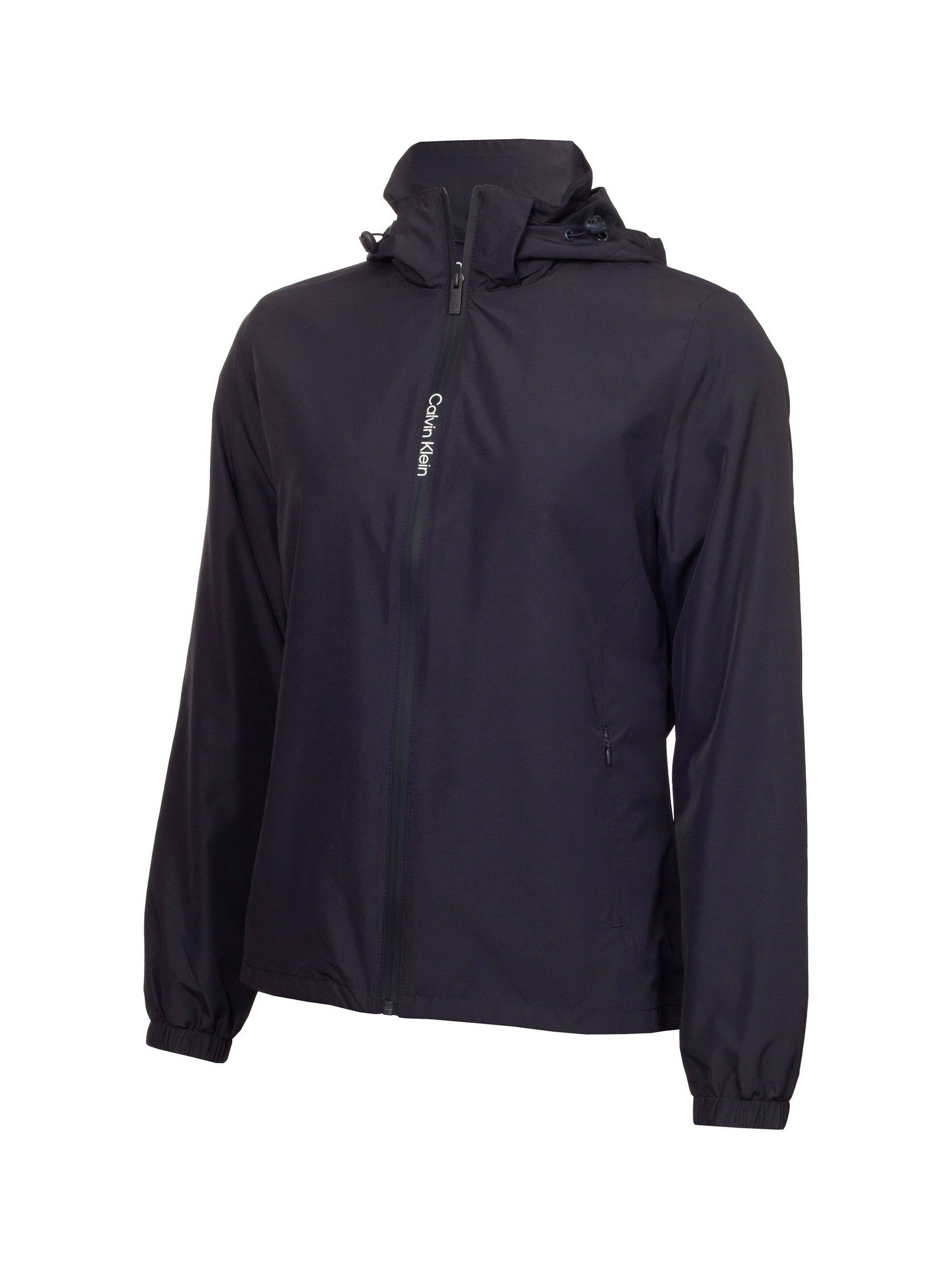 Calvin klein windbreaker jacket with block logo discount