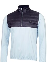 Calvin Klein Golf Blue Rangewood Quarter Zip Hybrid Base Layer - Image 5 of 8