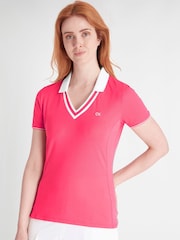 Calvin Klein Golf Pink Delaware Polo Shirt - Image 1 of 8