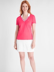 Calvin Klein Golf Pink Delaware Polo Shirt - Image 3 of 8
