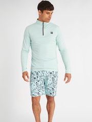Calvin Klein Golf Green Westgate Quarter Zip Base Layer - Image 3 of 9