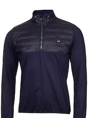 Calvin Klein Golf Blue Rangewood Quarter Zip Hybrid Base Layer - Image 5 of 8