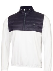 Calvin Klein Golf Rangewood Quarter Zip Hybrid White Base Layer - Image 5 of 8