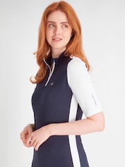 Calvin Klein Golf Bailey Lane Blue/White Polo Shirt - Image 3 of 9