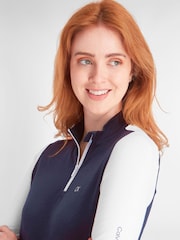 Calvin Klein Golf Bailey Lane Blue/White Polo Shirt - Image 4 of 9