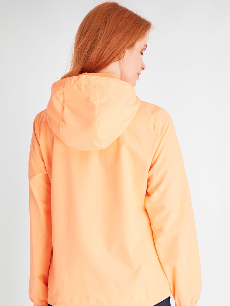 Оранжевая ветровка с капюшоном Calvin Klein Golf Melody - Изображение 2 из 8