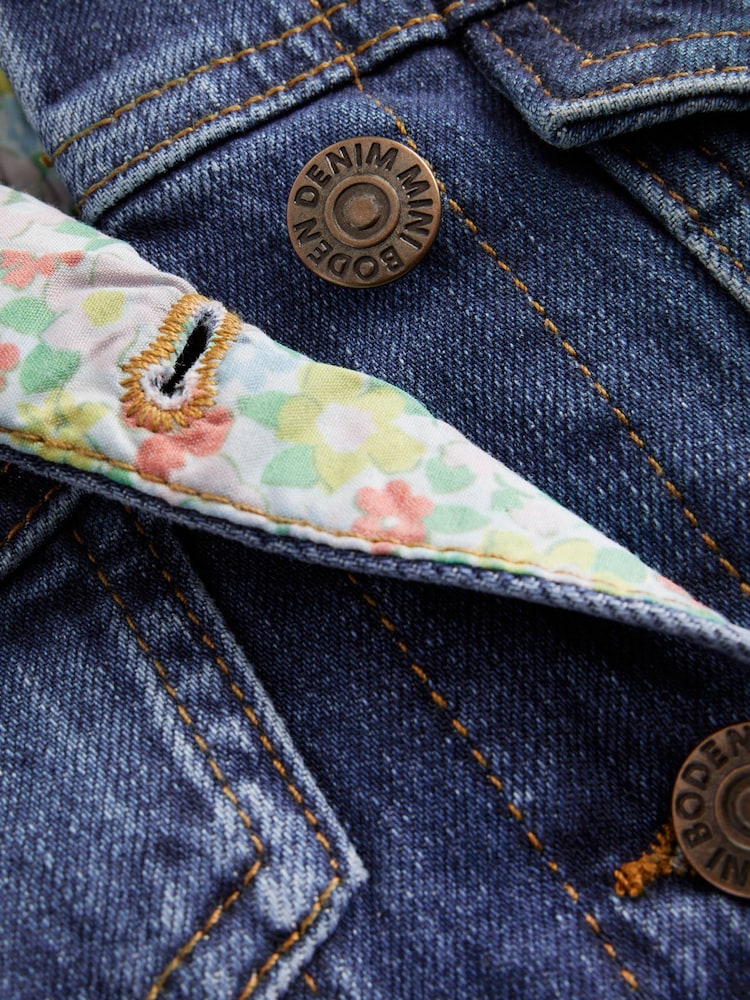 Boden Blue Everyday Denim Jacket - Image 3 of 3 Boden Blue Everyday Denim Jacket - Image 3 of 3