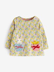 Boden Yellow Snug Long John Spring Bunnies Pyjamas - Image 1 of 4