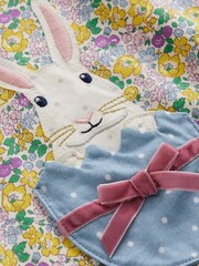 Boden Yellow Snug Long John Spring Bunnies Pyjamas - Image 4 of 4