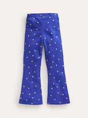 Boden Blue Printed Kick Flare Leggings - Image 2 of 3
