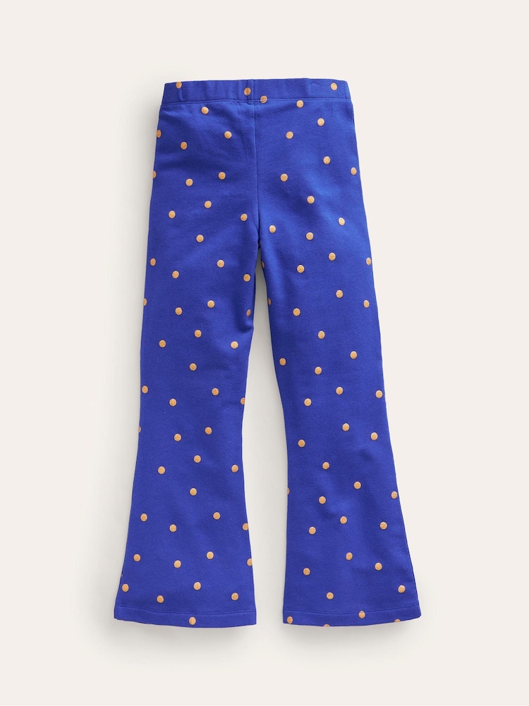 Boden Blue Printed Kick Flare Leggings - Image 2 of 3