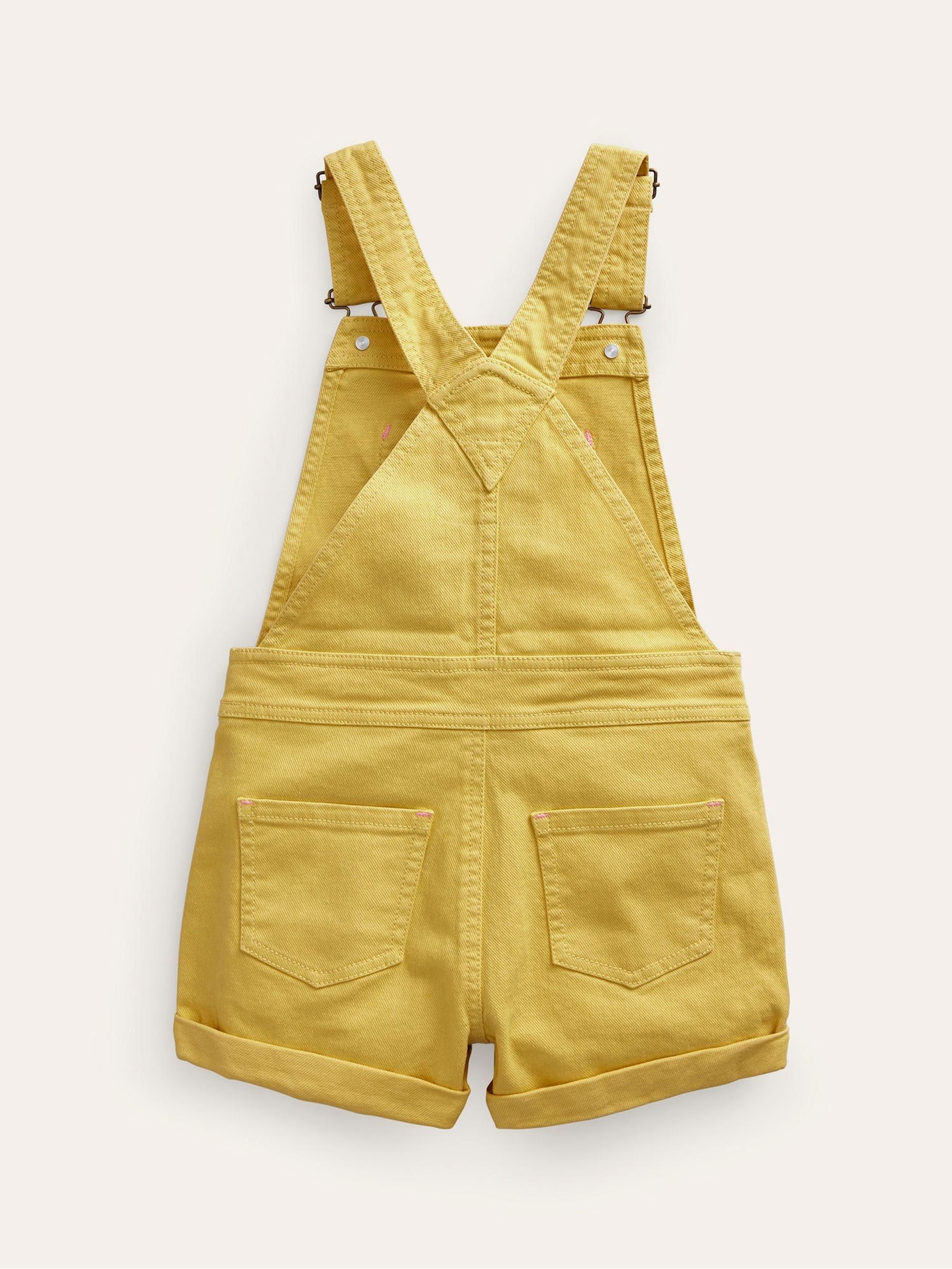 Yellow short dungarees new arrivals