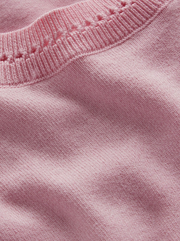 Boden Pink Catriona 100% Cotton Crew T-Shirt - Image 6 of 6 Boden Pink Catriona 100% Cotton Crew T-Shirt - Image 6 of 6