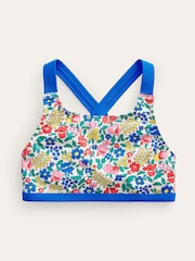Boden Blue Cross Back Bikini top - Image 1 of 3
