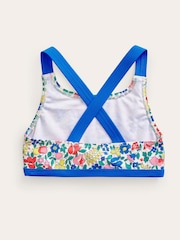 Boden Blue Cross Back Bikini top - Image 2 of 3