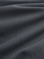Charcoal Grey Slim Fit Long Sleeve Oxford Shirt - Image 8 of 8