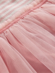 Boden Pink Jersey Tulle Mix Dress - Image 3 of 3