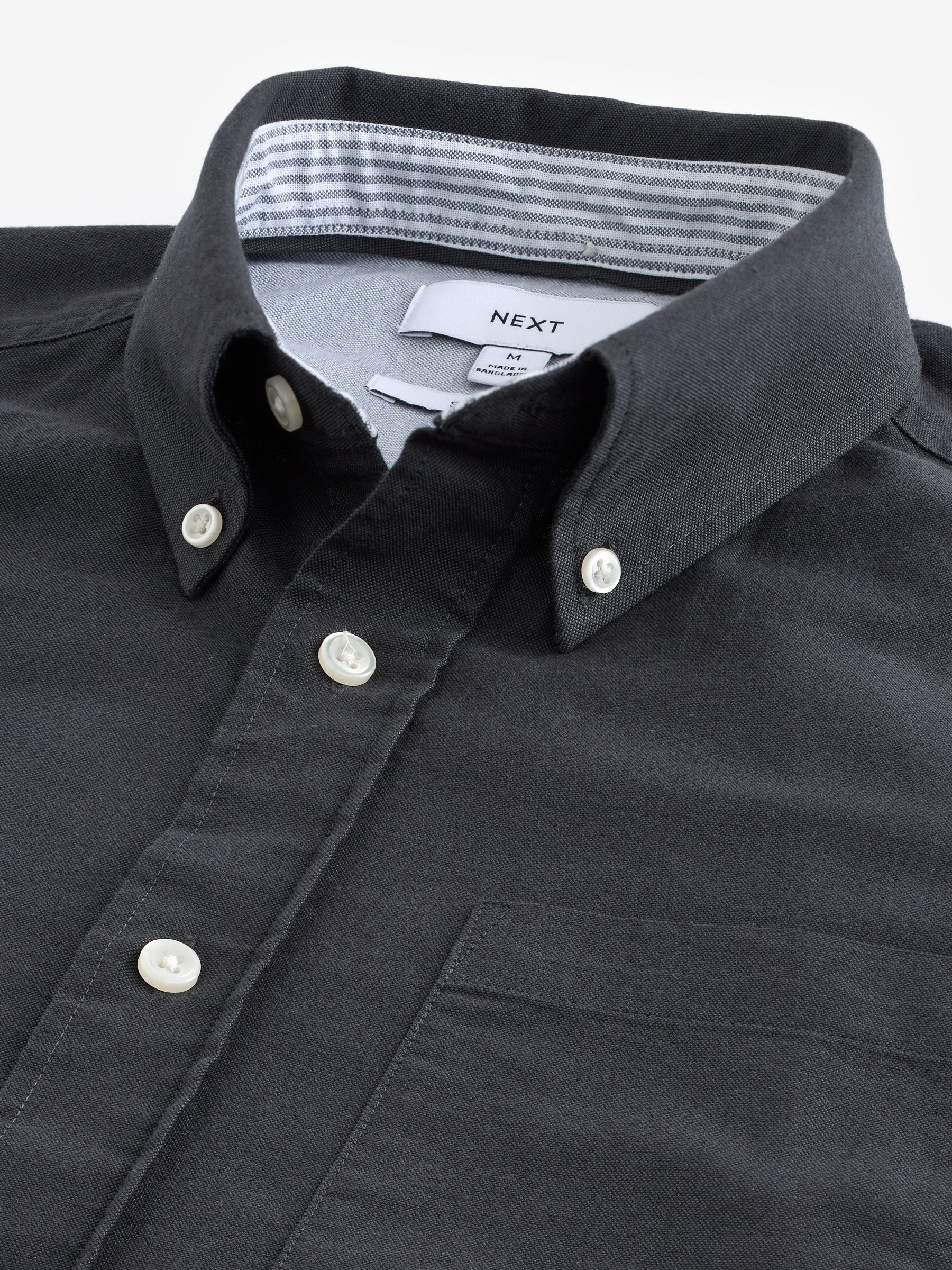 ON COMFORT SHIRT M グレー Buy Charcoal Grey Slim Fit Long Sleeve Oxford Shirt from
