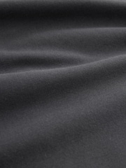 Charcoal Grey Slim Fit Long Sleeve Oxford Shirt - Image 8 of 8