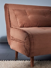 MADE.COM Nutmeg Orange Corduroy Large Haru 2 Seater Sofa Bed - Image 3 of 7