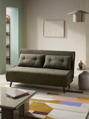 MADE.COM Forrest Green Pax Boucle Haru 2 Seater Sofa Bed - Image 3 of 8