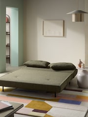 MADE.COM Forrest Green Pax Boucle Haru 2 Seater Sofa Bed - Image 5 of 8
