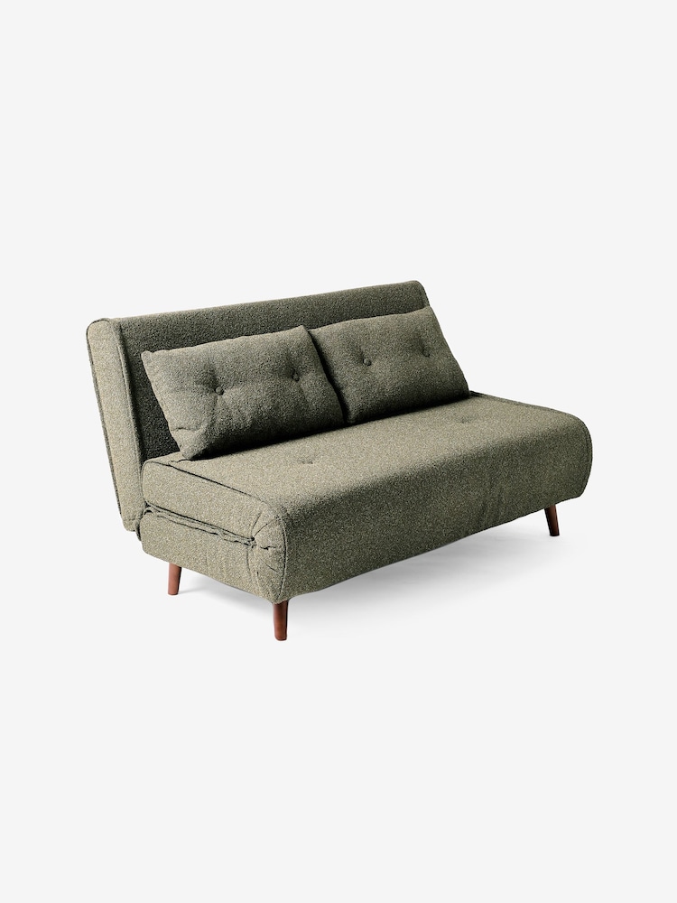 MADE.COM Forrest Green Pax Boucle Haru 2 Seater Sofa Bed - Image 8 of 8