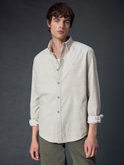 Neutral Corduroy Long Sleeve 100% Cotton Shirt - Image 1 of 10