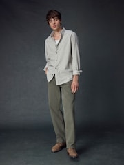 Neutral Corduroy Long Sleeve 100% Cotton Shirt - Image 2 of 10