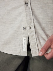 Neutral Corduroy Long Sleeve 100% Cotton Shirt - Image 6 of 10