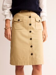 Boden Natural Utility Pocket Midi Skirt - Image 4 of 5