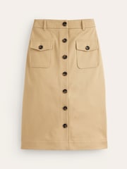 Boden Natural Utility Pocket Midi Skirt - Image 5 of 5