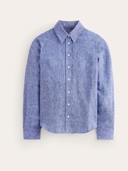 Boden Blue Sienna Linen Shirt - Image 7 of 7