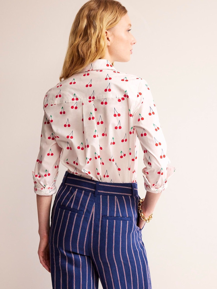 Boden Cream Sienna 100% Cotton Shirt - Image 2 of 6
