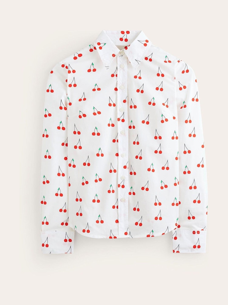Boden Cream Sienna 100% Cotton Shirt - Image 6 of 6