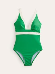 Boden Green Core Panel Swimsuit - Image 5 of 6