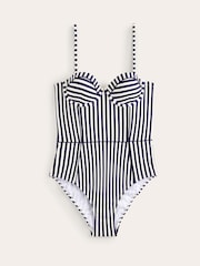 Boden Blue Panel Underwire Swimsuit - Image 5 of 6