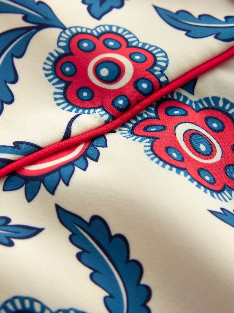 Boden Cream Panel Underwire Swimsuit - Image 6 of 6