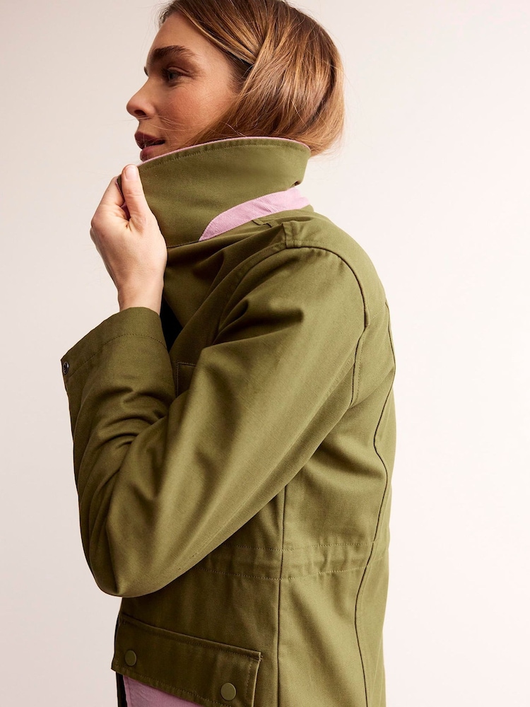 Boden 100% Cotton Barn Coat - Image 3 of 6