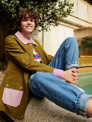 Boden 100% Cotton Barn Coat - Image 5 of 6