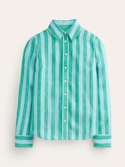 Boden Green Sienna Linen Shirt - Image 5 of 5