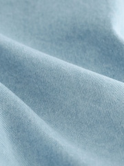Light Blue Denim Twin Pocket 100% Cotton Overshirt - Image 6 of 6