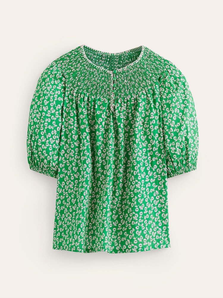 Boden Green Easy Stitch Detail Top - Image 5 of 5 Boden Green Easy Stitch Detail Top - Image 5 of 5