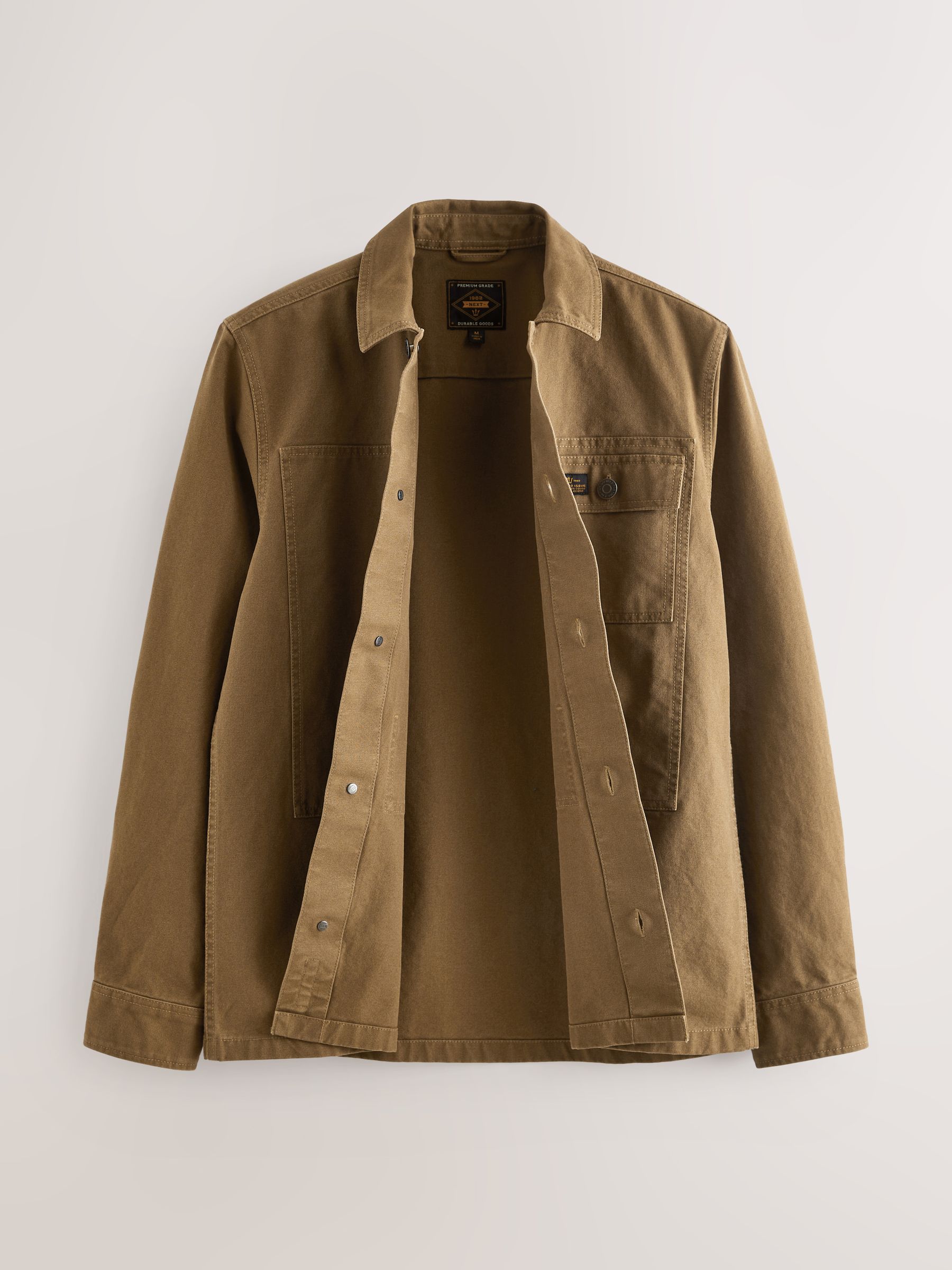 Satın al Doğal Taş - Kanvas Shacket 100% Pamuk Overshirt Next